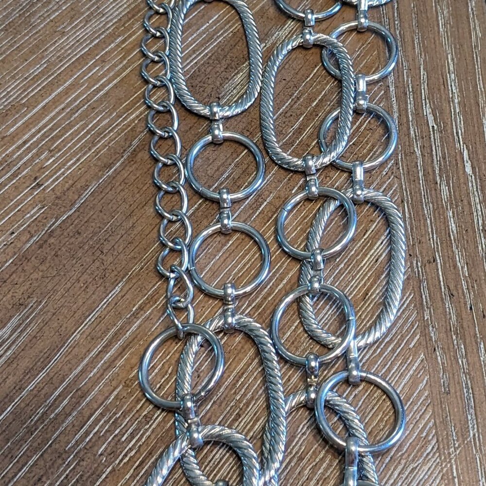 Vintage Silver Chain Belt